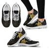 Gold Sea Turtle Mandala Women Sneakers