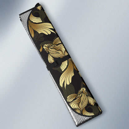 Goldfish Pattern Print Design 02 Car Sun Shade-JORJUNE.COM
