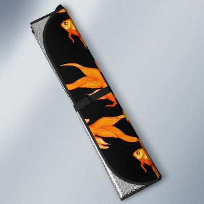 Goldfish Pattern Print Design 03 Car Sun Shade-JORJUNE.COM