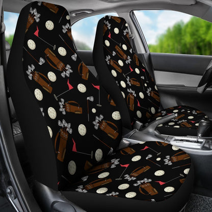 Golf Ball Equipment Universal Fit Car Seat Covers