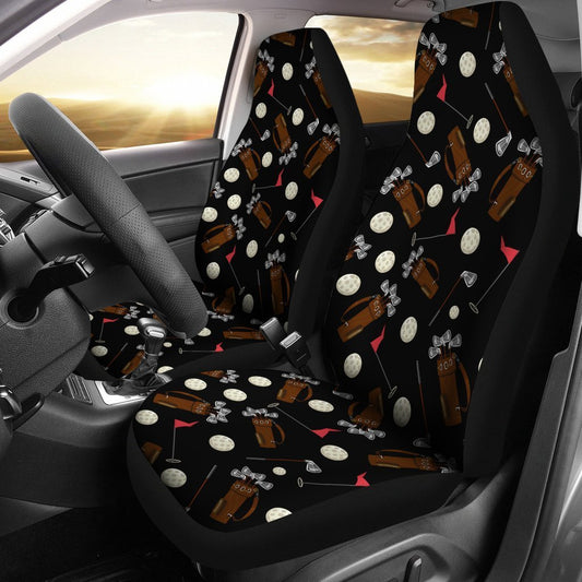 Golf Ball Equipment Universal Fit Car Seat Covers