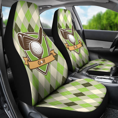 Golf Vintage argyle Pattern Universal Fit Car Seat Covers