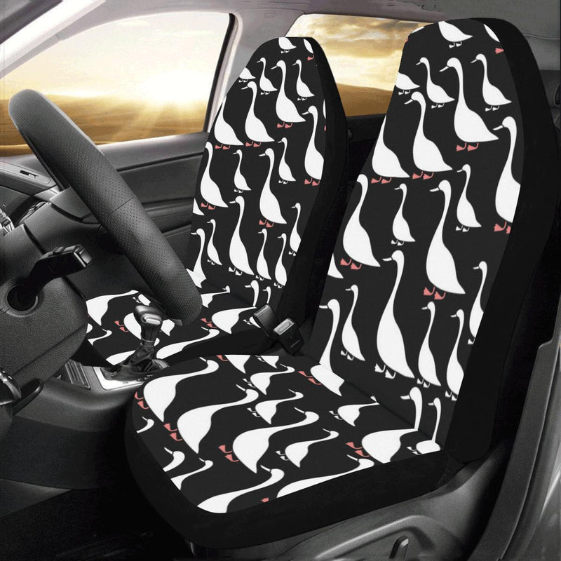 Goose Pattern Print Design 01 Car Seat Covers (Set of 2)-JORJUNE.COM