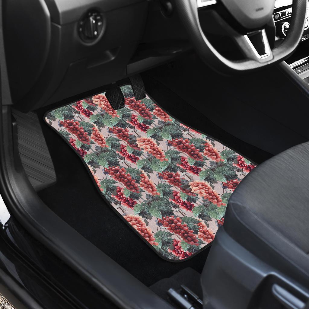 Grape Pattern Print Design GP01 Car Floor Mats-JorJune