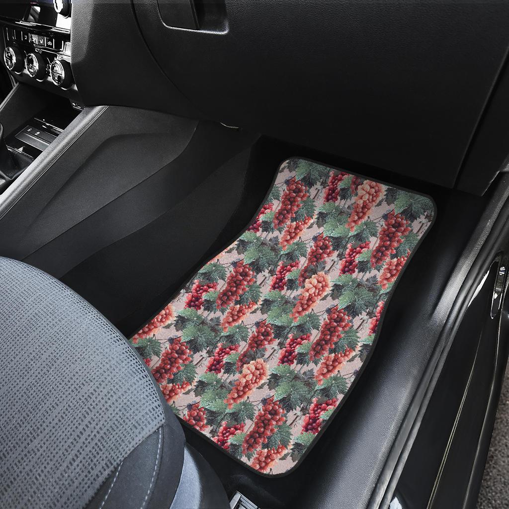 Grape Pattern Print Design GP01 Car Floor Mats-JorJune