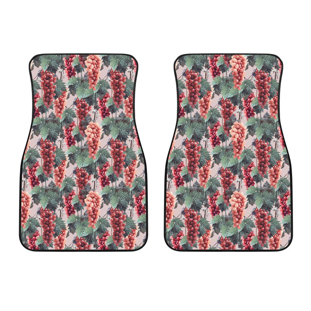 Grape Pattern Print Design GP01 Car Floor Mats-JorJune