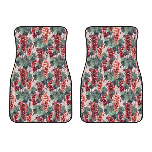Grape Pattern Print Design GP01 Car Floor Mats-JorJune