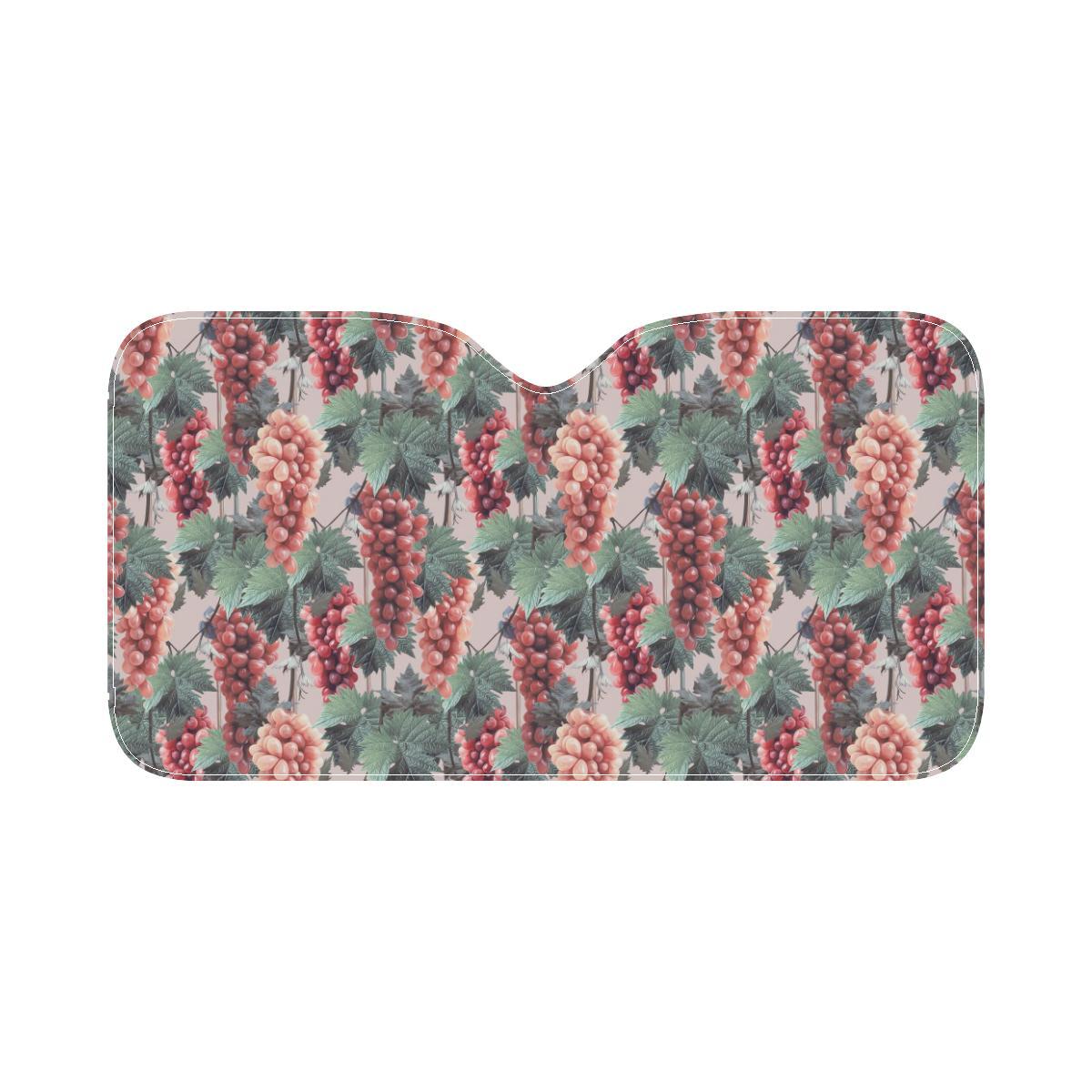 Grape Pattern Print Design GP01 Car Sun Shade-JorJune