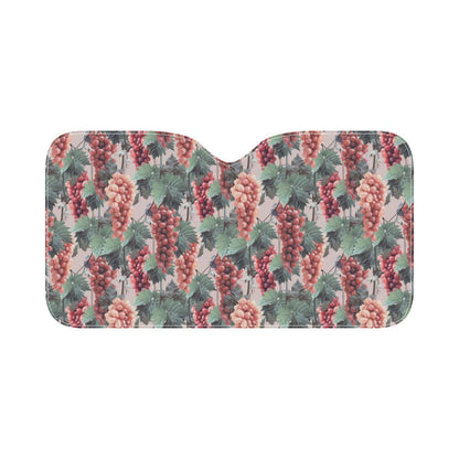 Grape Pattern Print Design GP01 Car Sun Shade-JorJune