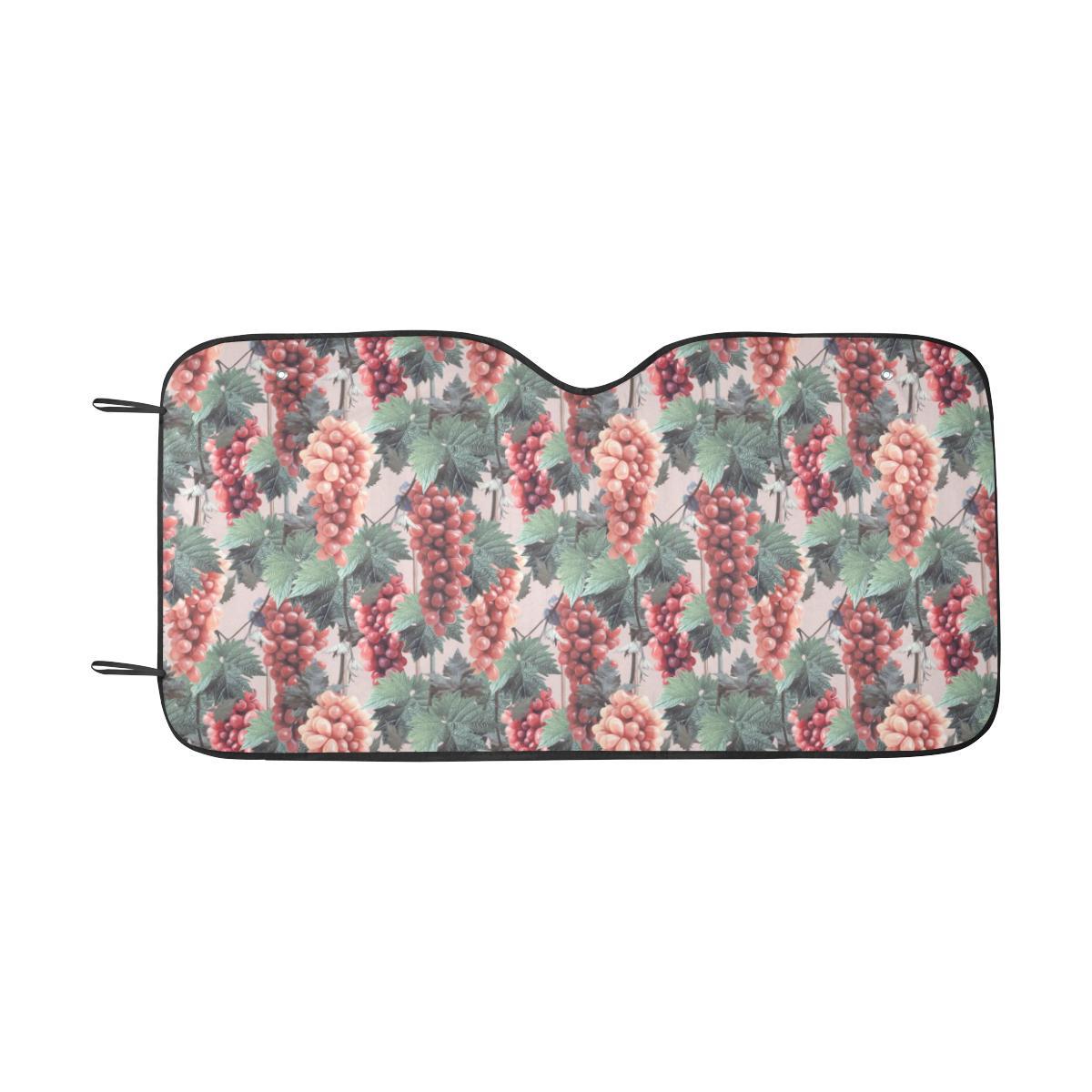 Grape Pattern Print Design GP01 Car Sun Shade-JorJune