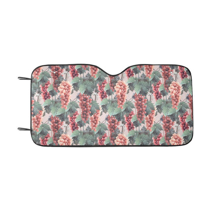 Grape Pattern Print Design GP01 Car Sun Shade-JorJune
