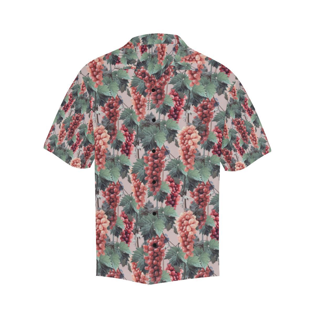 Grape Pattern Print Design GP01 Men Hawaiian Shirt-JorJune