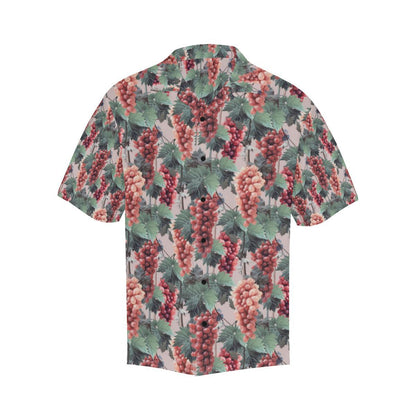 Grape Pattern Print Design GP01 Men Hawaiian Shirt-JorJune