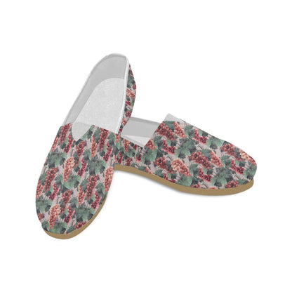 Grape Pattern Print Design GP01 Women Casual Shoes-JorJune.com
