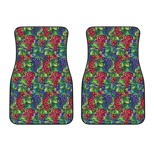 Grape Pattern Print Design GP02 Car Floor Mats-JorJune