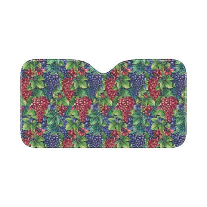 Grape Pattern Print Design GP02 Car Sun Shade-JorJune