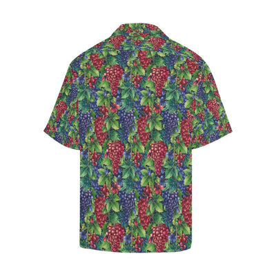 Grape Pattern Print Design GP02 Men Hawaiian Shirt-JorJune