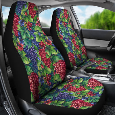 Grape Pattern Print Design GP02 Universal Fit Car Seat Covers-JorJune