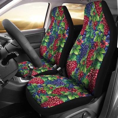 Grape Pattern Print Design GP02 Universal Fit Car Seat Covers-JorJune