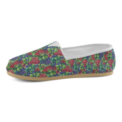 Grape Pattern Print Design GP02 Women Casual Shoes-JorJune.com