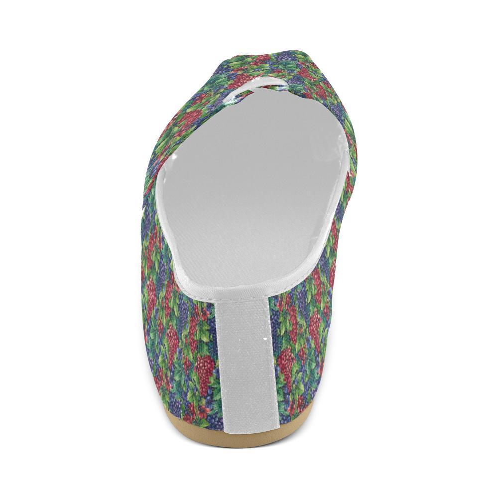 Grape Pattern Print Design GP02 Women Casual Shoes-JorJune.com