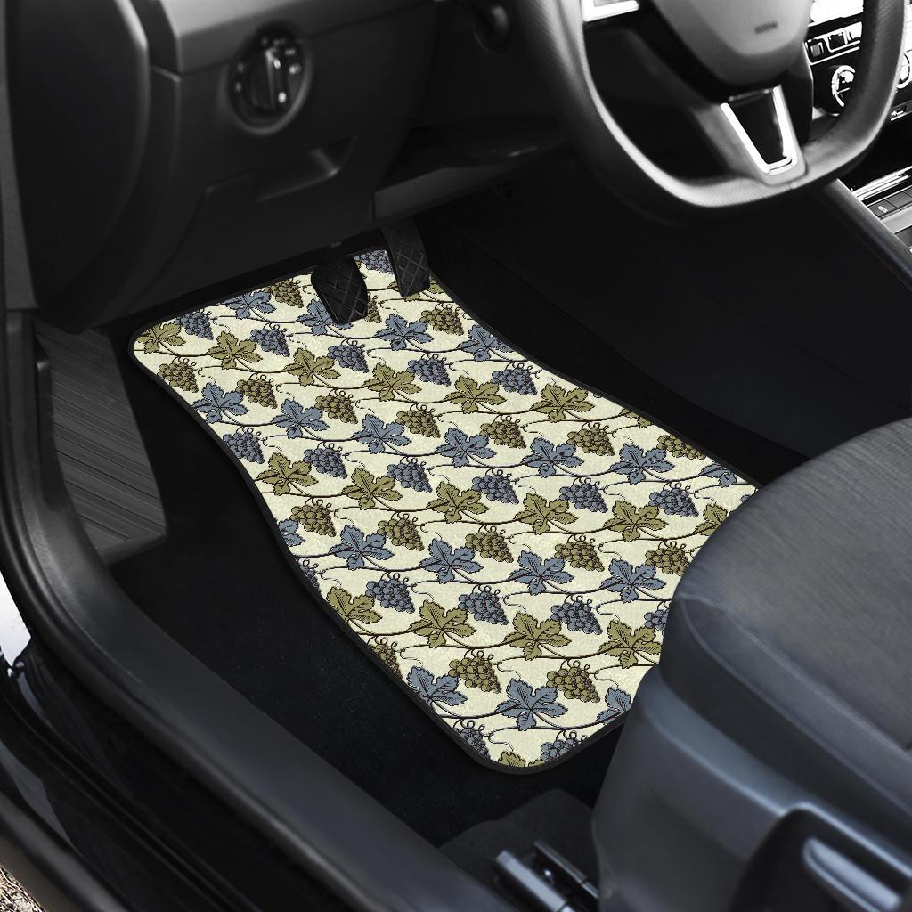 Grape Pattern Print Design GP03 Car Floor Mats-JorJune