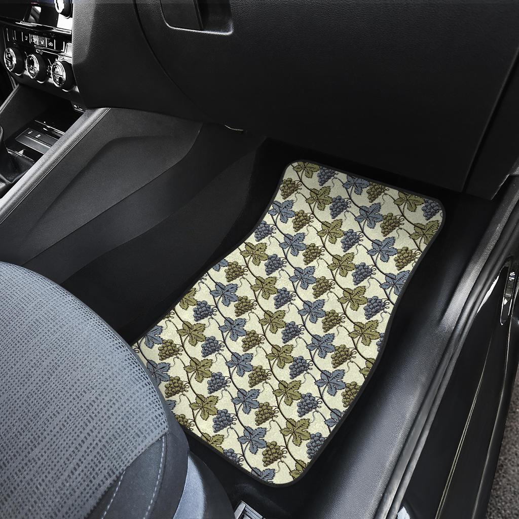Grape Pattern Print Design GP03 Car Floor Mats-JorJune