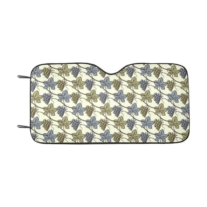 Grape Pattern Print Design GP03 Car Sun Shade-JorJune