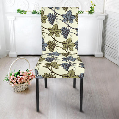Grape Pattern Print Design GP03 Dining Chair Slipcover-JORJUNE.COM