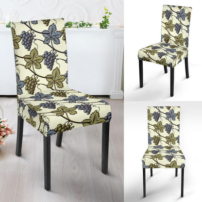 Grape Pattern Print Design GP03 Dining Chair Slipcover-JORJUNE.COM
