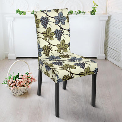 Grape Pattern Print Design GP03 Dining Chair Slipcover-JORJUNE.COM