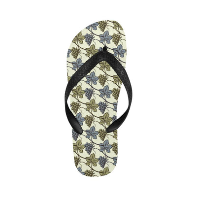 Grape Pattern Print Design GP03 Flip Flops-JorJune