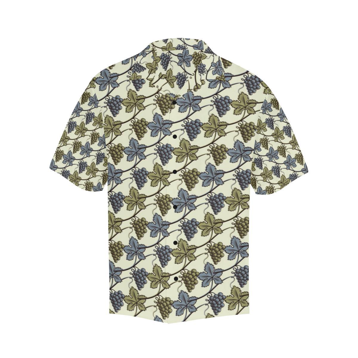 Grape Pattern Print Design GP03 Men Hawaiian Shirt-JorJune