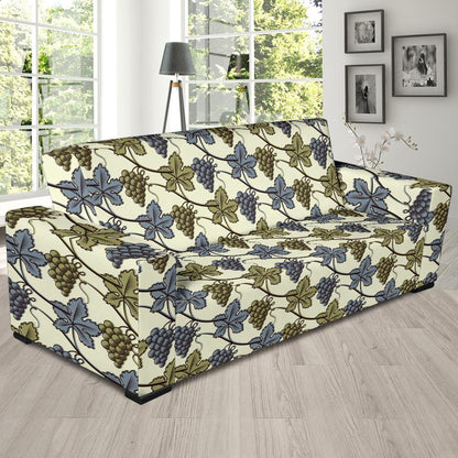 Grape Pattern Print Design GP03 Sofa Slipcover-JORJUNE.COM