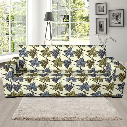 Grape Pattern Print Design GP03 Sofa Slipcover-JORJUNE.COM