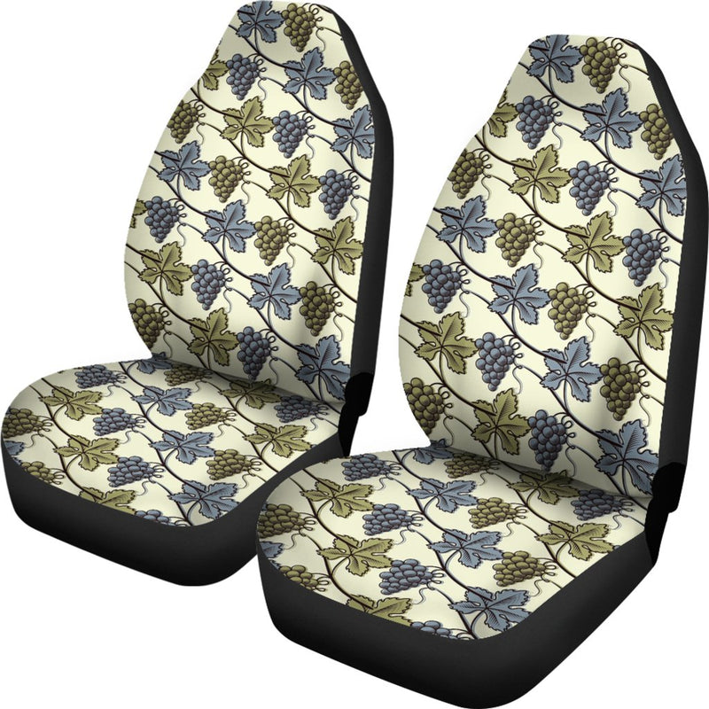 Grape Pattern Print Design GP03 Universal Fit Car Seat Covers-JorJune