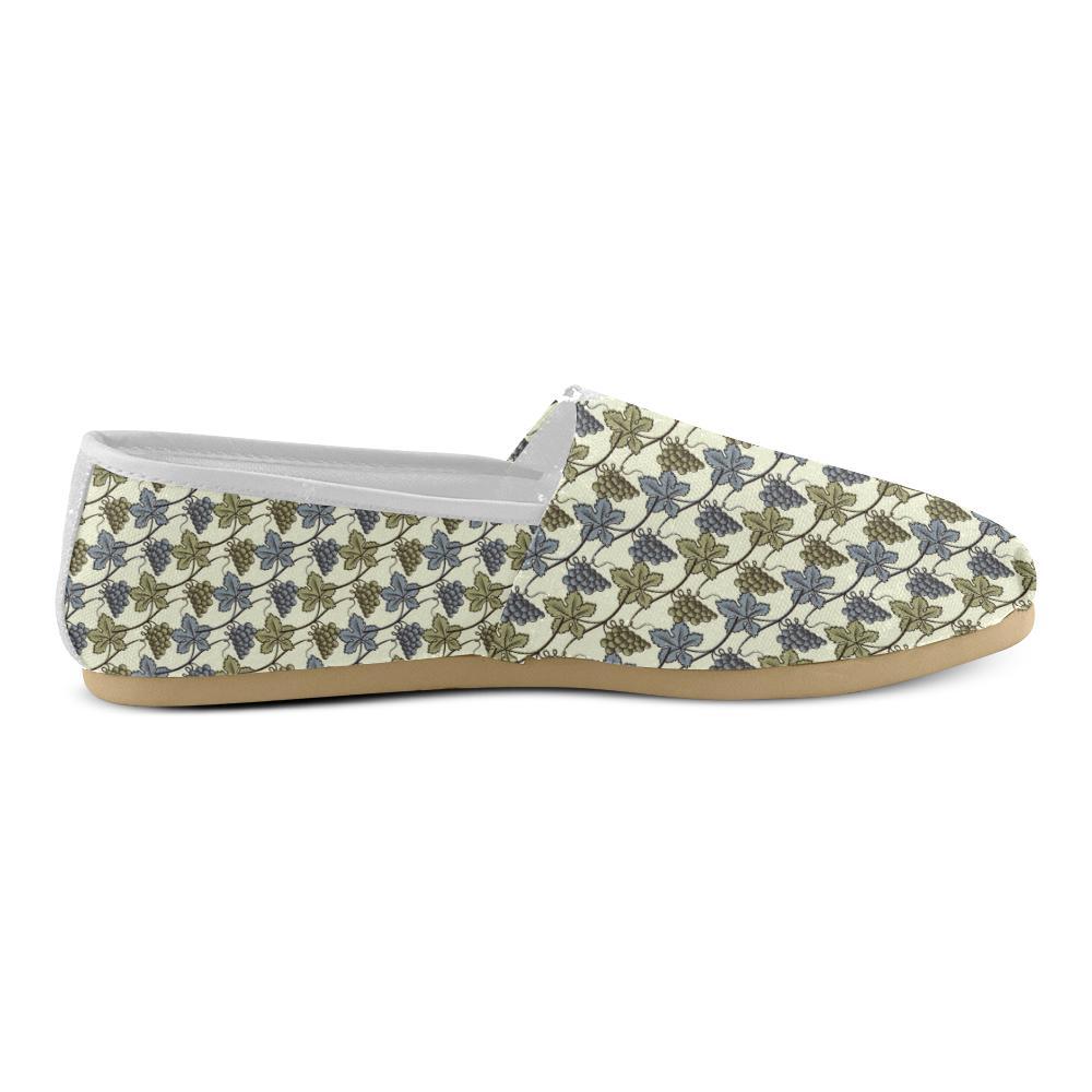 Grape Pattern Print Design GP03 Women Casual Shoes-JorJune.com
