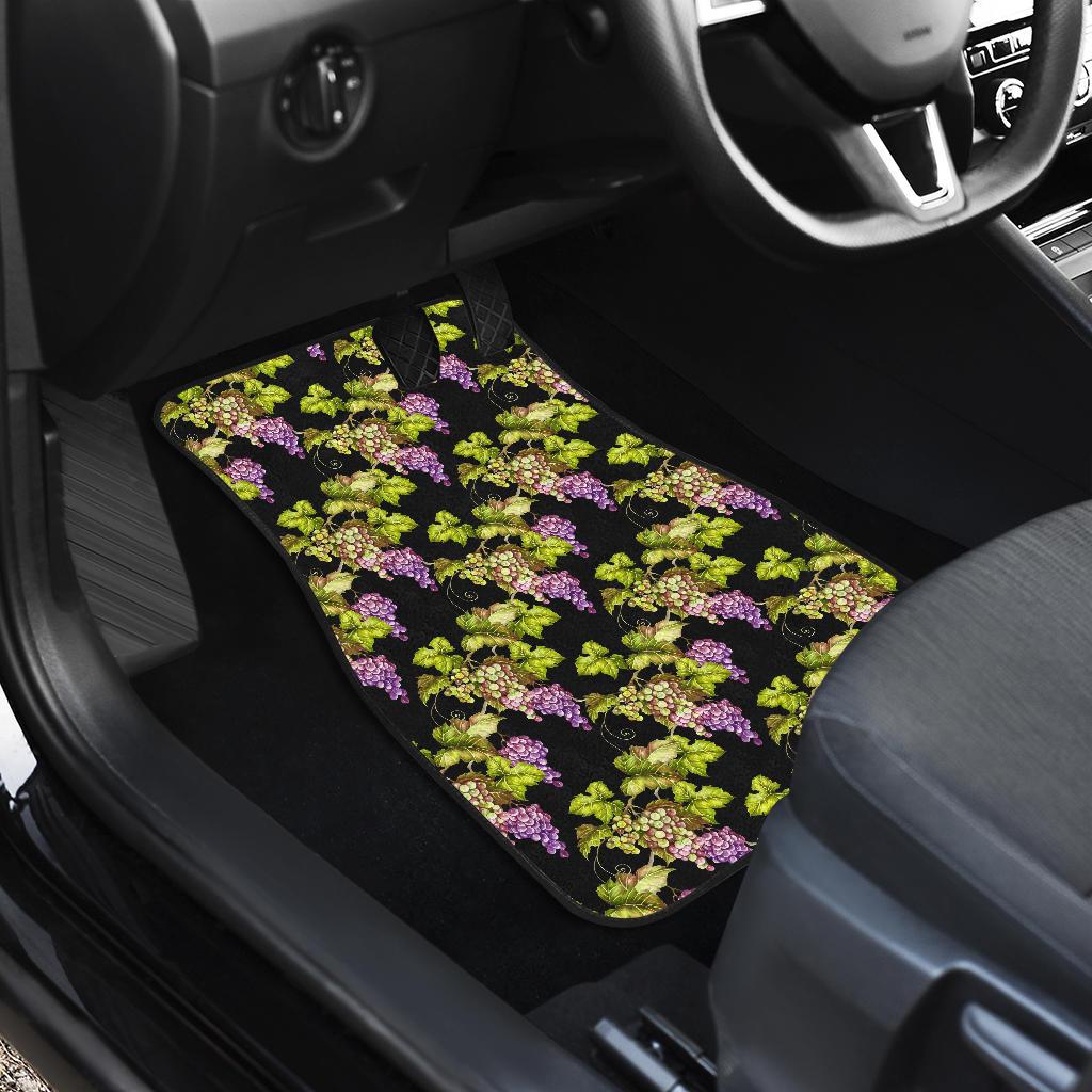 Grape Pattern Print Design GP04 Car Floor Mats-JorJune
