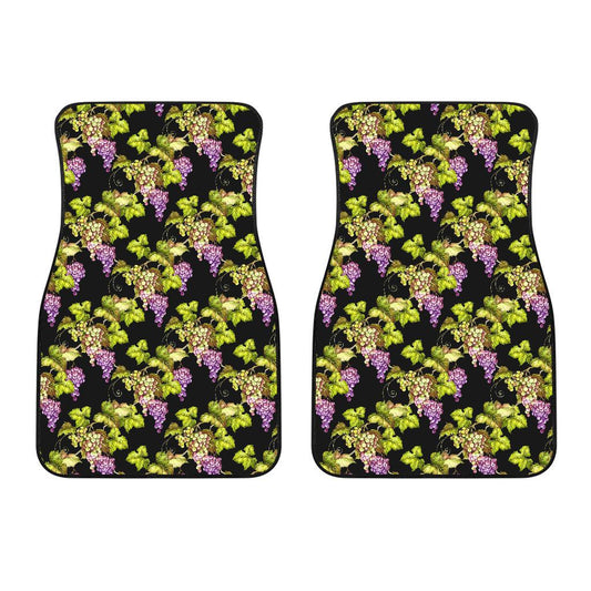 Grape Pattern Print Design GP04 Car Floor Mats-JorJune