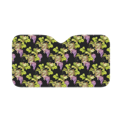 Grape Pattern Print Design GP04 Car Sun Shade-JorJune