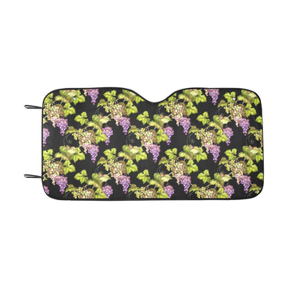 Grape Pattern Print Design GP04 Car Sun Shade-JorJune