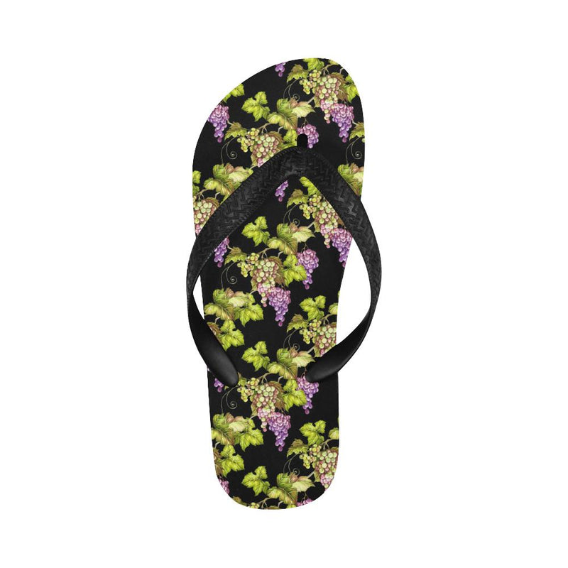 Grape Pattern Print Design GP04 Flip Flops-JorJune