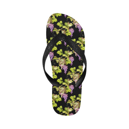 Grape Pattern Print Design GP04 Flip Flops-JorJune