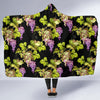 Grape Pattern Print Design GP04 Hooded Blanket-JORJUNE.COM