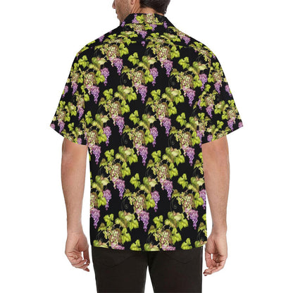 Grape Pattern Print Design GP04 Men Hawaiian Shirt-JorJune