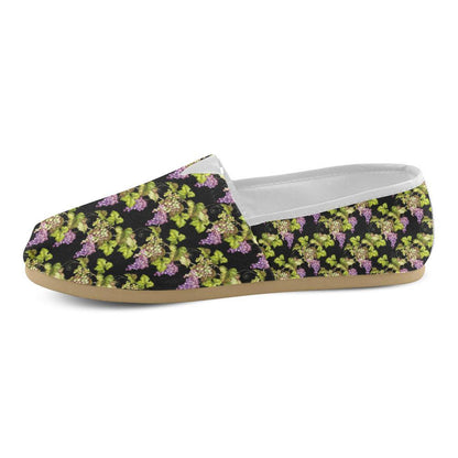 Grape Pattern Print Design GP04 Women Casual Shoes-JorJune.com