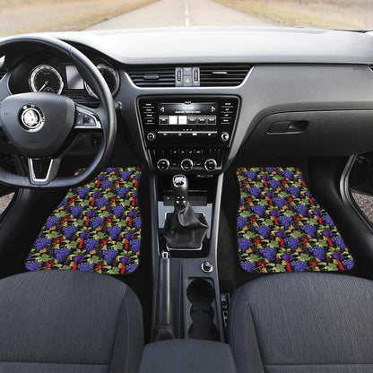 Grape Pattern Print Design GP05 Car Floor Mats-JorJune