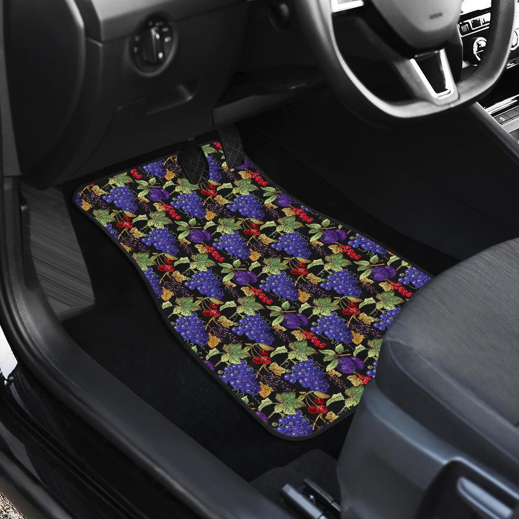 Grape Pattern Print Design GP05 Car Floor Mats-JorJune