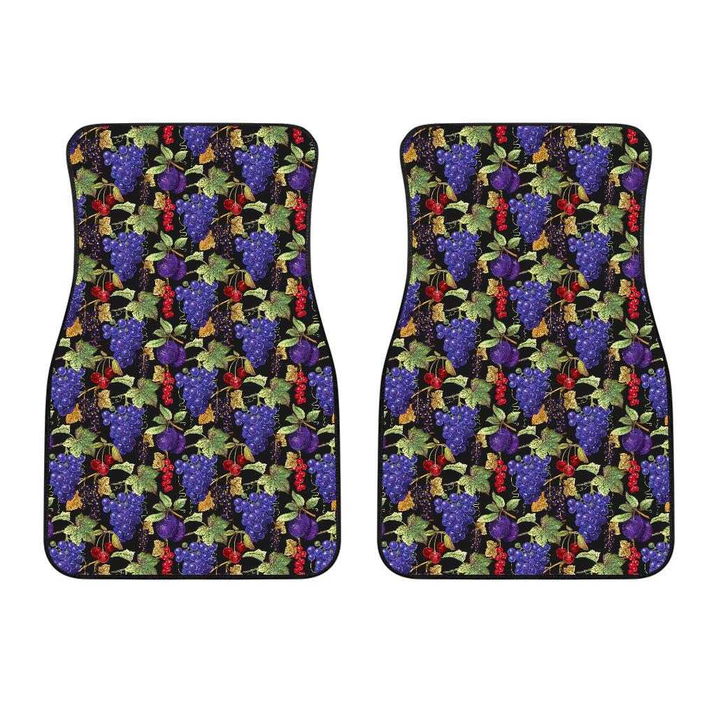 Grape Pattern Print Design GP05 Car Floor Mats-JorJune
