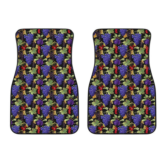 Grape Pattern Print Design GP05 Car Floor Mats-JorJune